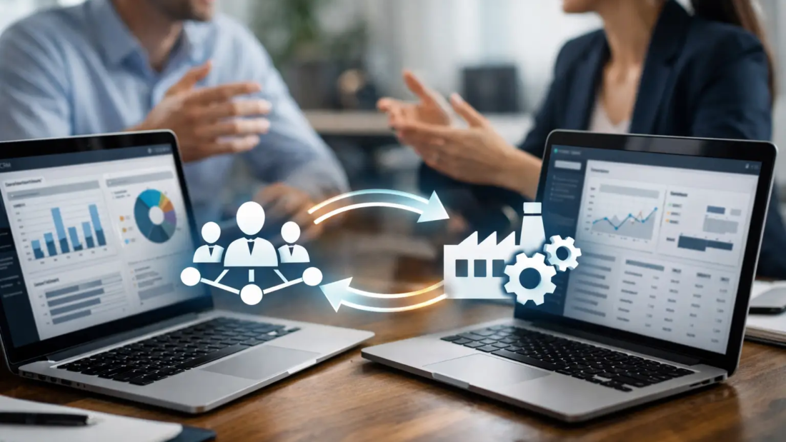 Cómo conectar CRM con ERP sin frenar operación