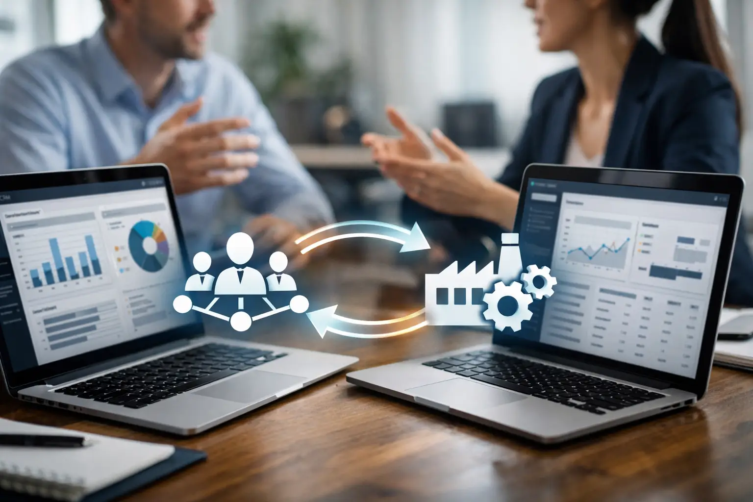 Cómo conectar CRM con ERP sin frenar operación