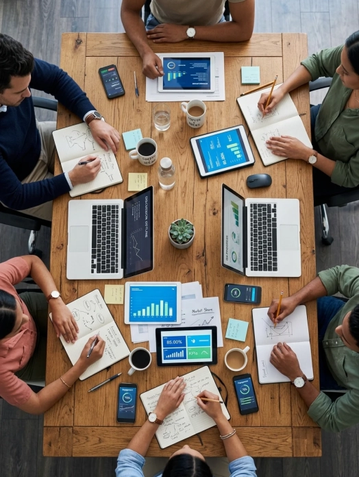 Proceso de trabajo Marketing Digital QS