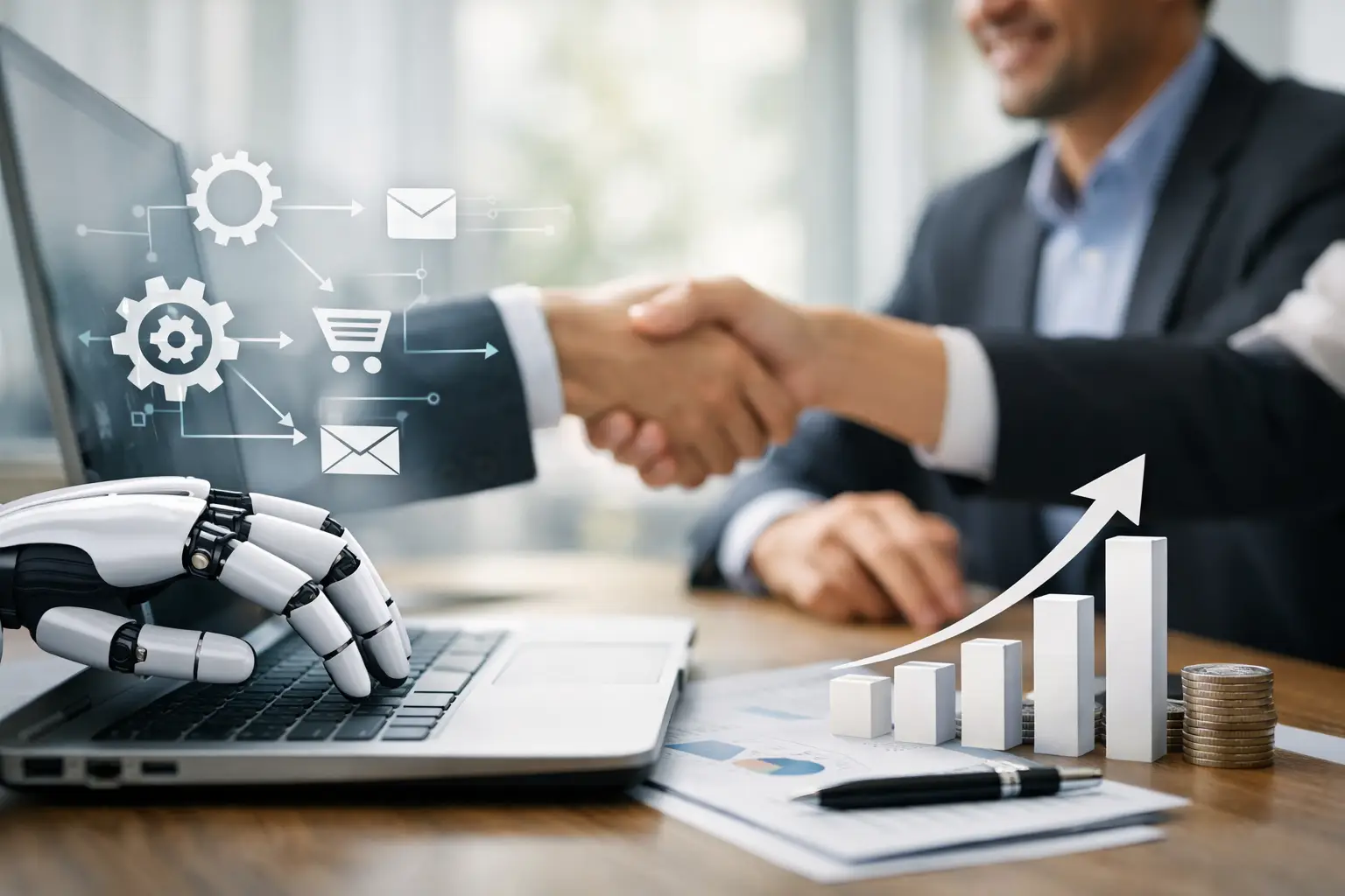 Automatización de procesos comerciales que vende más