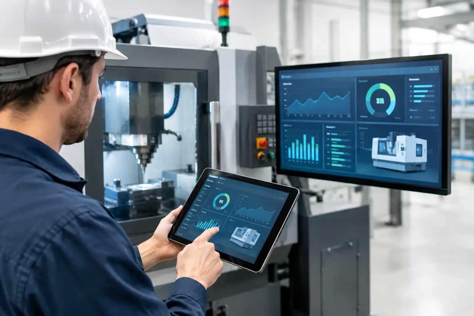 Cómo conectar maquinaria a dashboard industrial